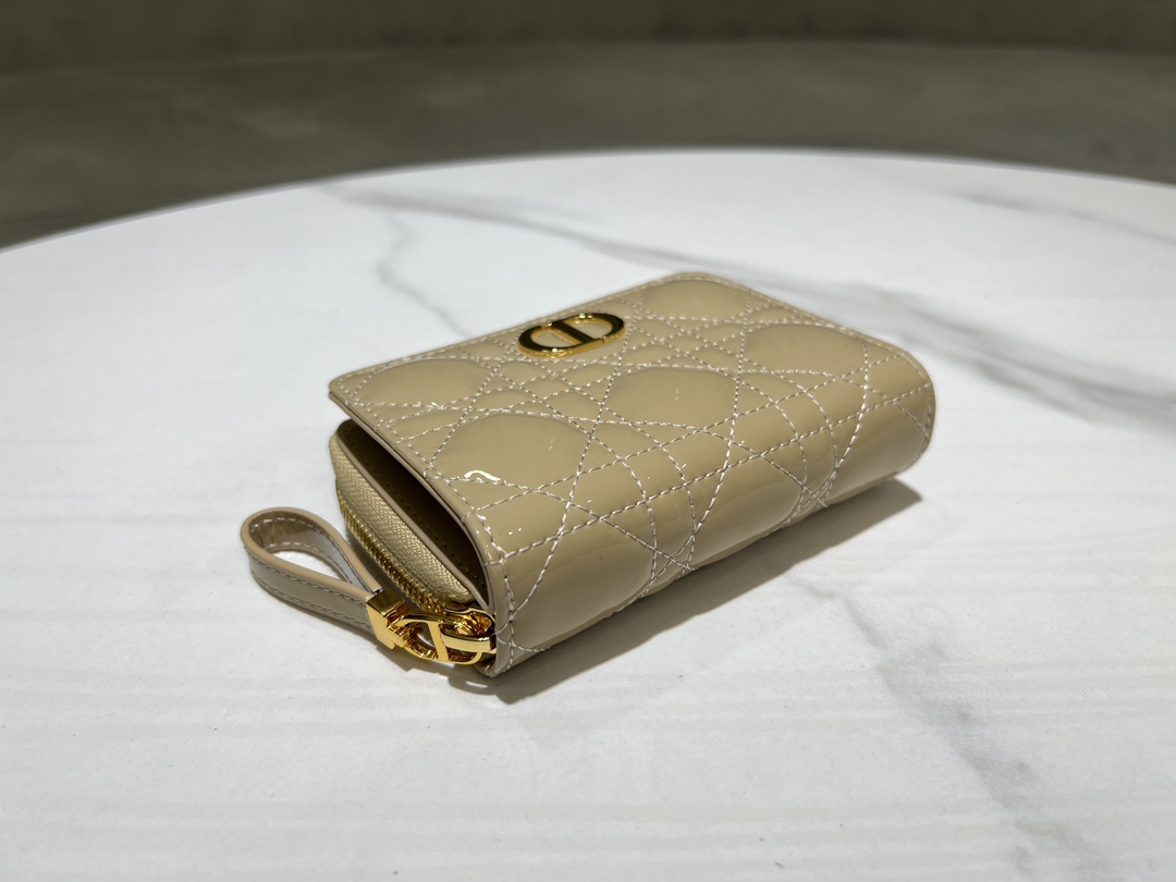 最高級ディオールスーパーコピー ディオール財布コピー Dior Caro Scarlet ウォレット S5032UWHC_M918 ベージュ - 画像 (4)