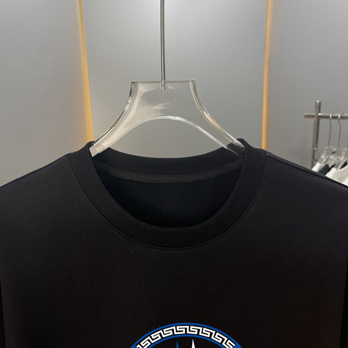 最高級モンクレールスーパーコピー モンクレールスウェットシャツコピー MONCLER 服 スウェットシャツ 2024秋冬新作 ブラック 202409002 コットン 100% - 画像 (6)