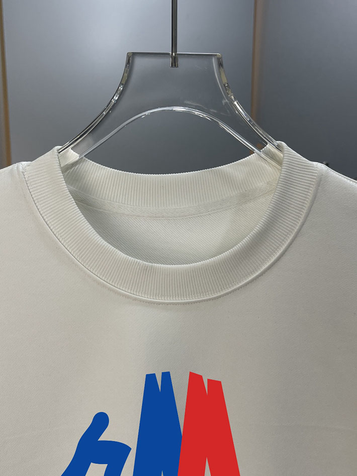最高級モンクレールスーパーコピー モンクレールスウェットシャツコピー MONCLER 服 スウェットシャツ 2024秋冬新作 ホワイト 202409003 コットン 100% - 画像 (6)