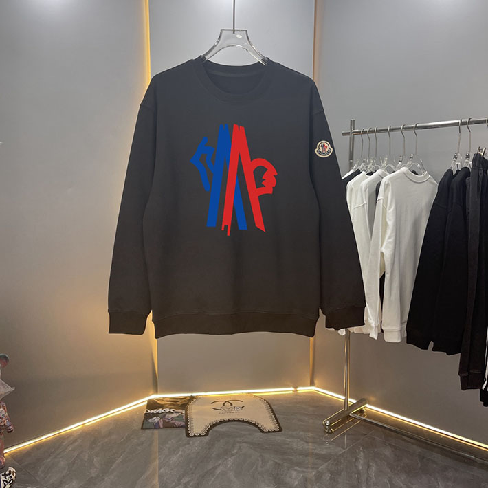 最高級モンクレールスーパーコピー モンクレールスウェットシャツコピー MONCLER 服 スウェットシャツ 2024秋冬新作 ブラック 202409004 コットン 100% - 画像 (8)