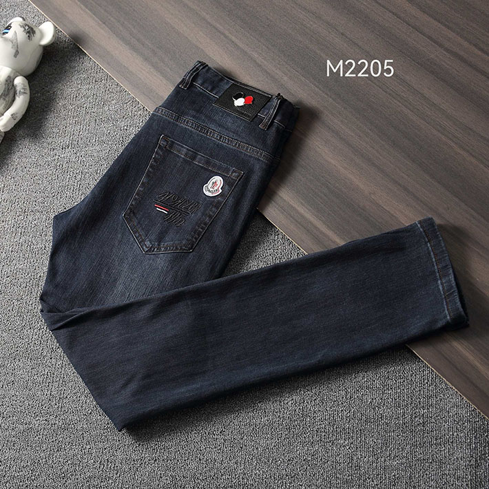 最高級モンクレールスーパーコピー モンクレールデニムパンツコピー MONCLER 服 デニム・ジーンズ 2024秋冬新作 202409005 コットン 100% - 画像 (9)