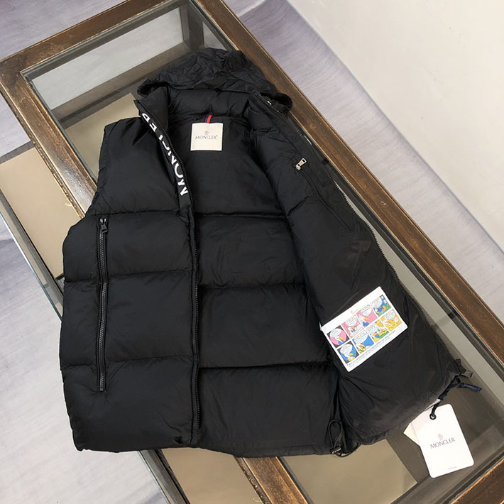 最高級モンクレールスーパーコピー モンクレールダウンジャケットコピー FEDAREダウンベスト ブラック J20911A00080596K7999 - 画像 (4)