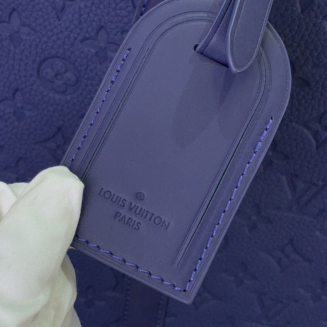 ルイヴィトン ハンドバッグ 新作 Louis Vuitton サックプラ 24H サファイア M11690 牛革 ブラック金具 - 画像 (6)