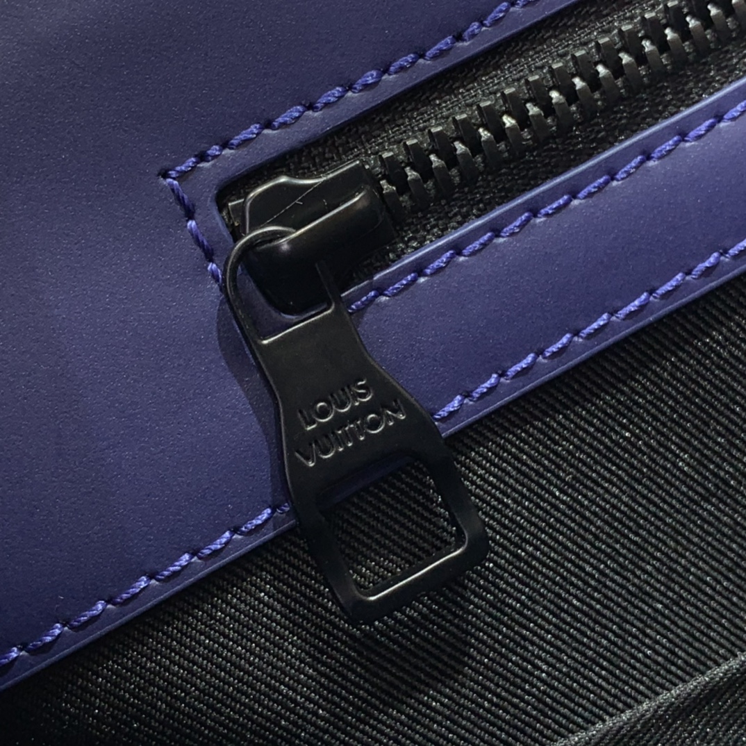 ルイヴィトン ハンドバッグ 新作 Louis Vuitton サックプラ 24H サファイア M11690 牛革 ブラック金具 - 画像 (4)