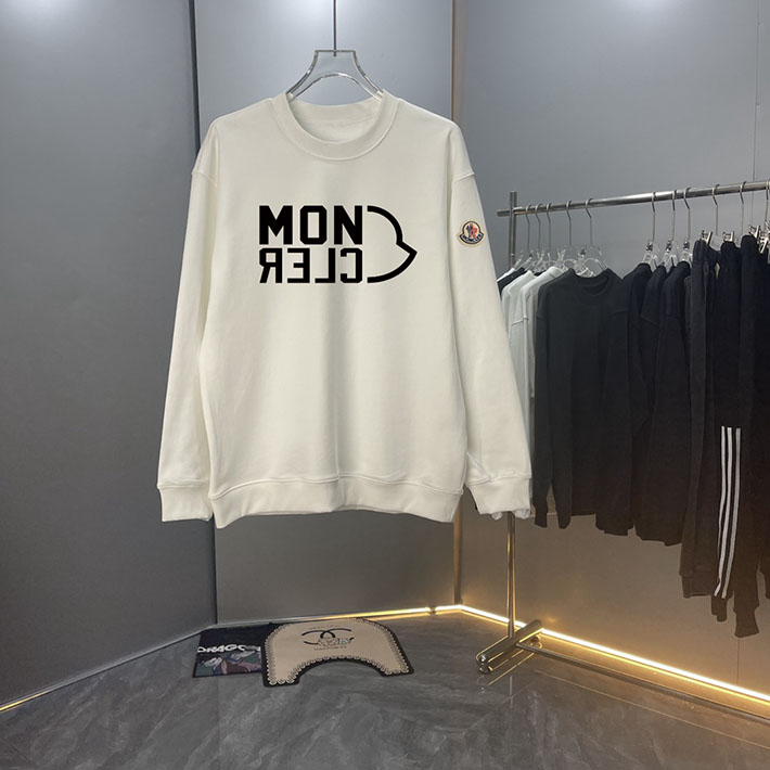 最高級モンクレールスーパーコピー モンクレールスウェットシャツコピー MONCLER 服 スウェットシャツ 2024秋冬新作 ホワイト J20918G0002689A8F034 コットン 100% - 画像 (9)