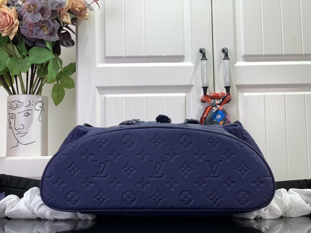 ルイヴィトン リュック 新作 Louis Vuitton クリストファー MM サファイア M11688 牛革 ブラック金具 - 画像 (7)