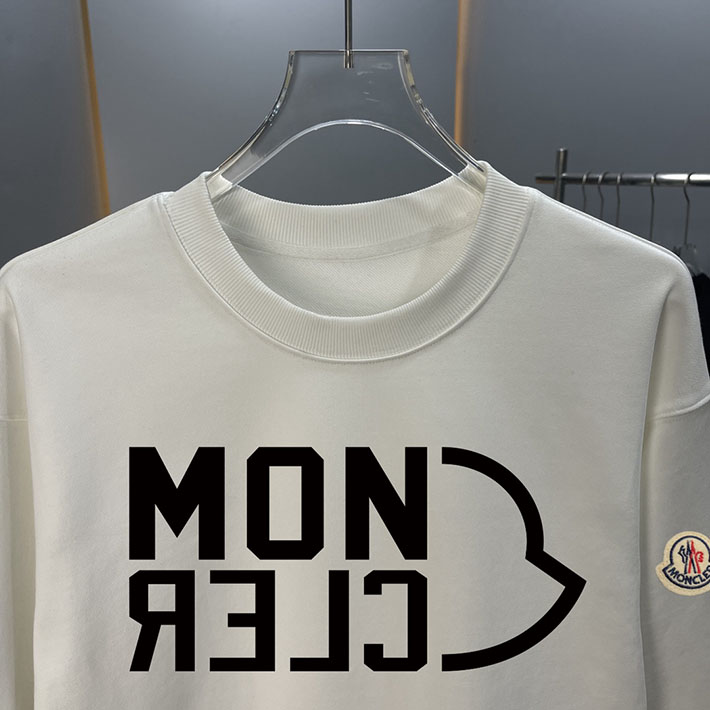 最高級モンクレールスーパーコピー モンクレールスウェットシャツコピー MONCLER 服 スウェットシャツ 2024秋冬新作 ホワイト J20918G0002689A8F034 コットン 100% - 画像 (6)