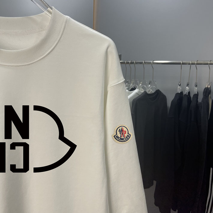 最高級モンクレールスーパーコピー モンクレールスウェットシャツコピー MONCLER 服 スウェットシャツ 2024秋冬新作 ホワイト J20918G0002689A8F034 コットン 100% - 画像 (5)