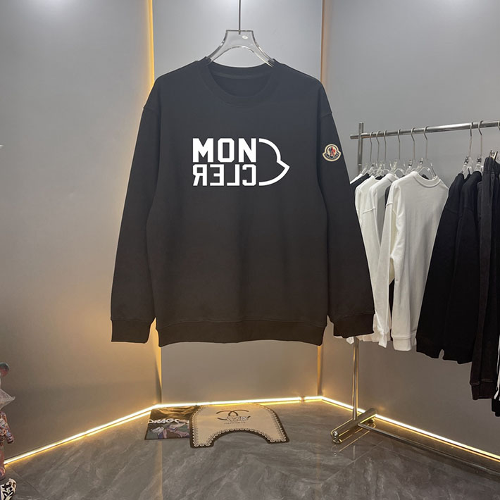 最高級モンクレールスーパーコピー モンクレールスウェットシャツコピー MONCLER 服 スウェットシャツ 2024秋冬新作 ブラック J20918G0002689A8F999 コットン 100% - 画像 (8)