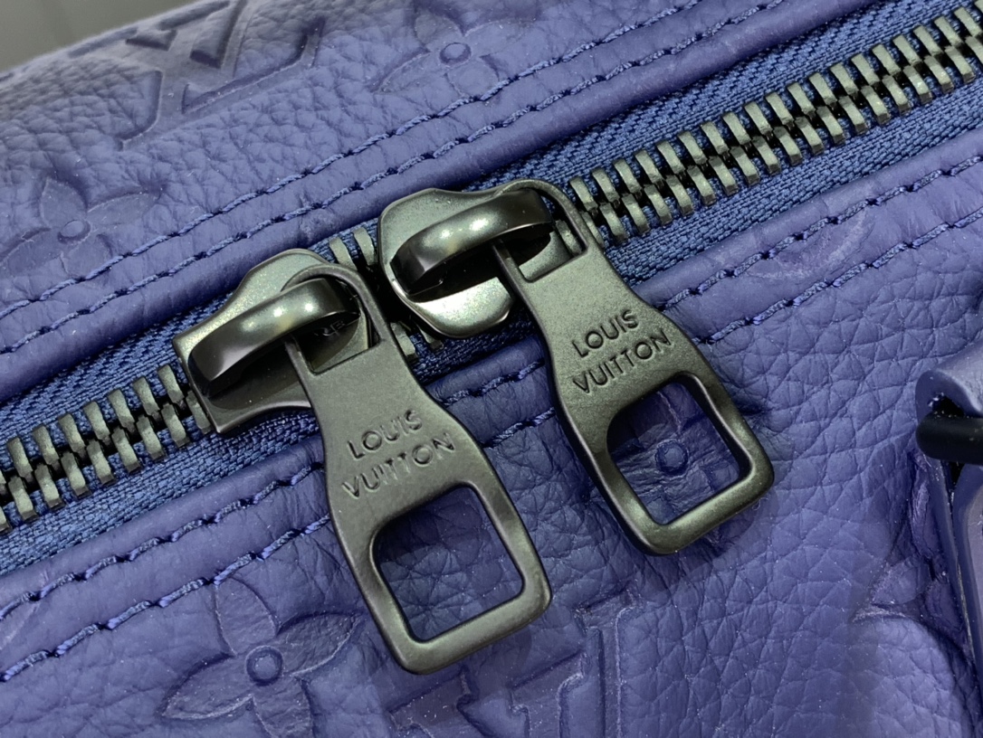 ルイヴィトン バンドリエール 新作 ボストンバッグ Louis Vuitton キーポル・バンドリエール 35 サファイア M11691 牛革 ブラック金具 - 画像 (6)