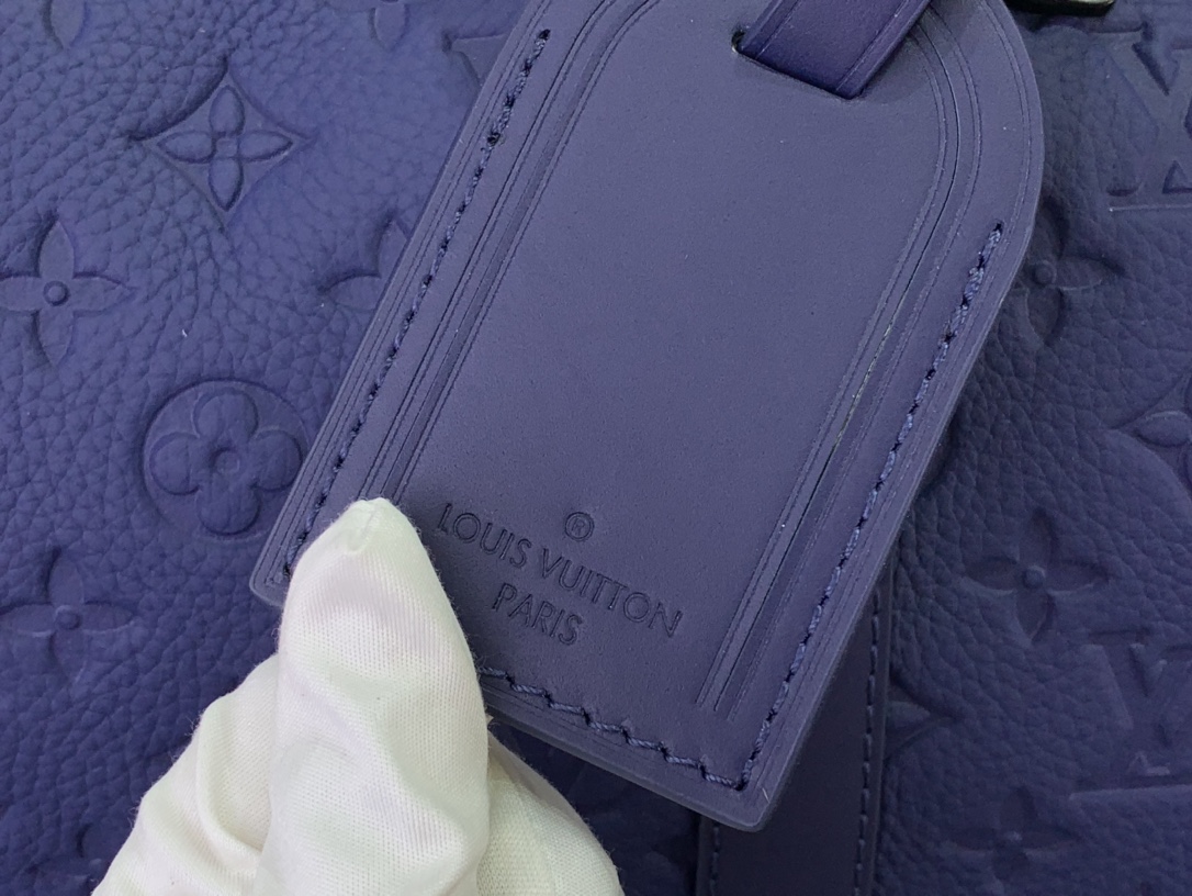 ルイヴィトン バンドリエール 新作 ボストンバッグ Louis Vuitton キーポル・バンドリエール 35 サファイア M11691 牛革 ブラック金具 - 画像 (5)