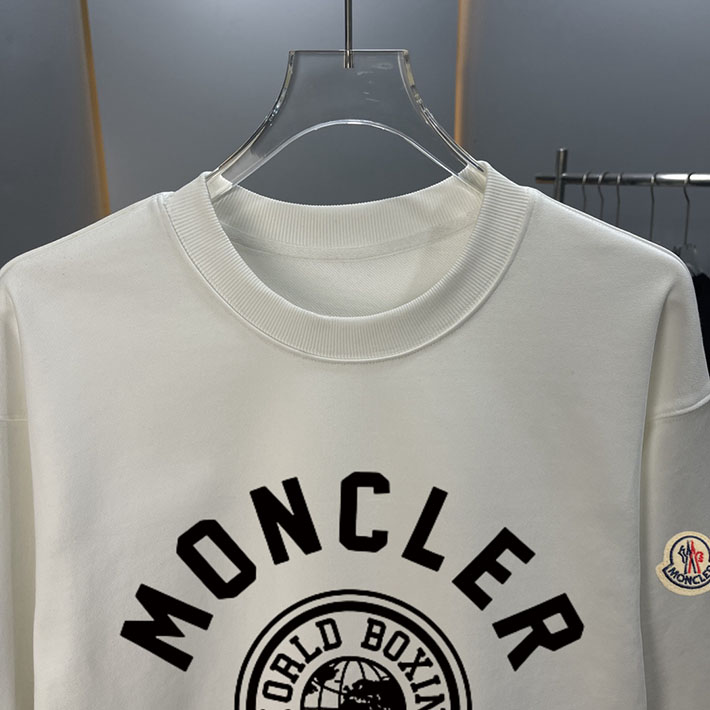 最高級モンクレールスーパーコピー モンクレールスウェットシャツコピー MONCLER 服 スウェットシャツ 2024秋冬新作 ホワイト J20918G0002989ANG034 コットン 100% - 画像 (6)