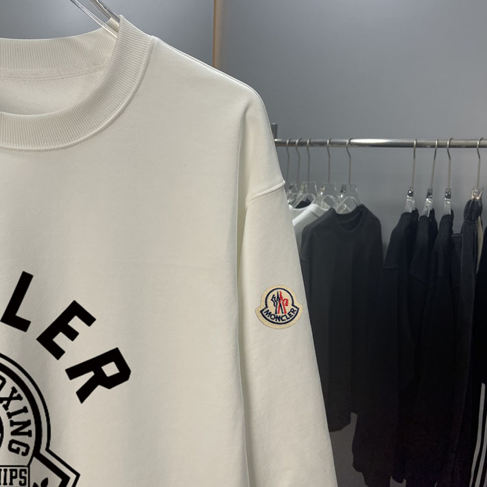 最高級モンクレールスーパーコピー モンクレールスウェットシャツコピー MONCLER 服 スウェットシャツ 2024秋冬新作 ホワイト J20918G0002989ANG034 コットン 100% - 画像 (5)