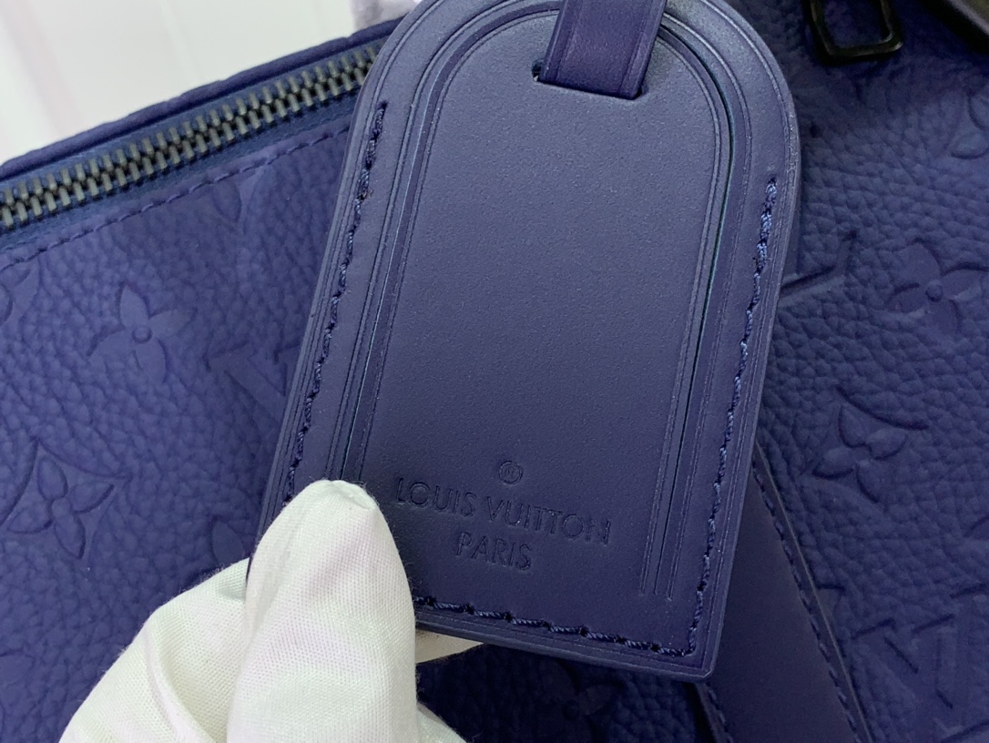 ルイヴィトン バンドリエール 新作 ボストンバッグ Louis Vuitton キーポル・バンドリエール 50 サファイア M11495 牛革 ブラック金具 - 画像 (5)