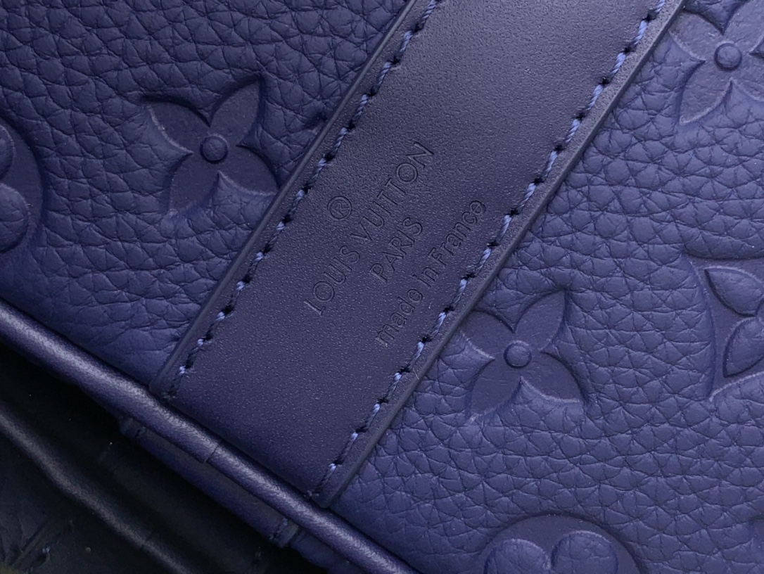 ルイヴィトン バンドリエール 新作 ボストンバッグ Louis Vuitton キーポル・バンドリエール 50 サファイア M11495 牛革 ブラック金具 - 画像 (3)