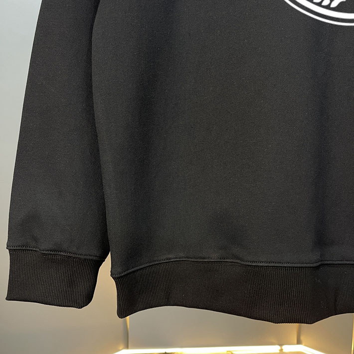 最高級モンクレールスーパーコピー モンクレールスウェットシャツコピー MONCLER 服 スウェットシャツ 2024秋冬新作 ブラック J20918G0002989ANG999 コットン 100% - 画像 (3)