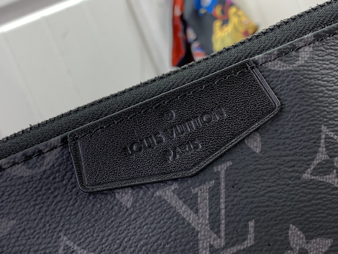 ルイヴィトン ショルダーバッグ 新作 ボストンバッグ Louis Vuitton ポシェット・アクセソワール XL ブラック M11741 モノグラム・エクリプス キャンバス ブラック金具 - 画像 (4)