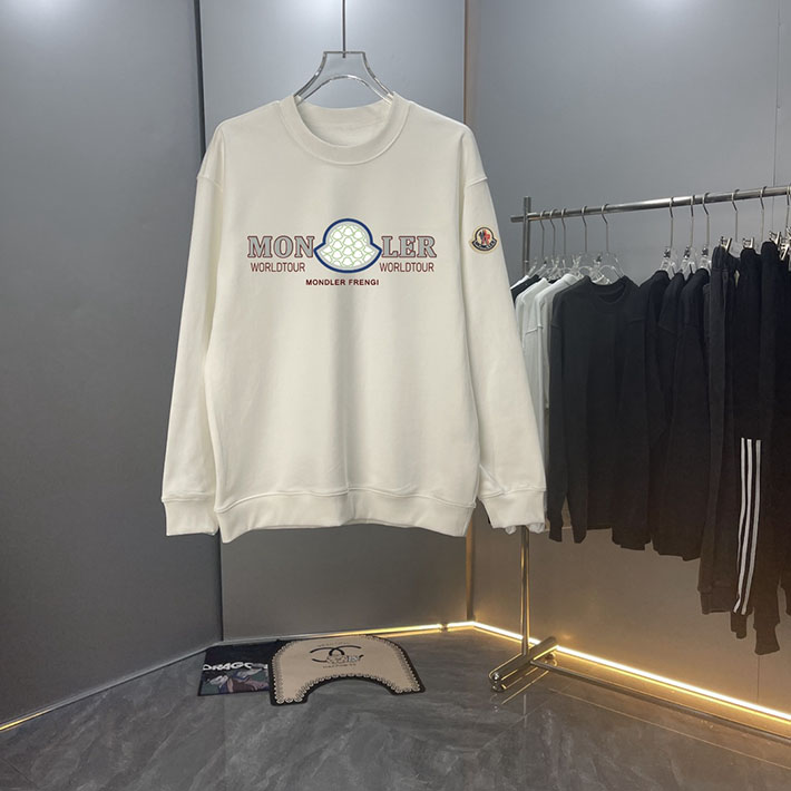 最高級モンクレールスーパーコピー モンクレールスウェットシャツコピー MONCLER 服 スウェットシャツ 2024秋冬新作 ホワイト J20918G00040809KR034 コットン 100% - 画像 (9)