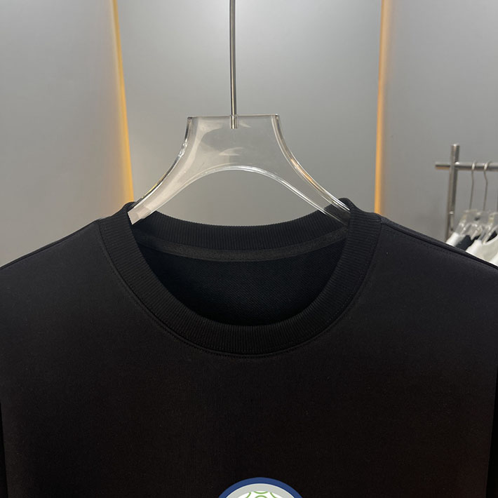 最高級モンクレールスーパーコピー モンクレールスウェットシャツコピー MONCLER 服 スウェットシャツ 2024秋冬新作 ブラック J20918G00040809KR999 コットン 100% - 画像 (6)