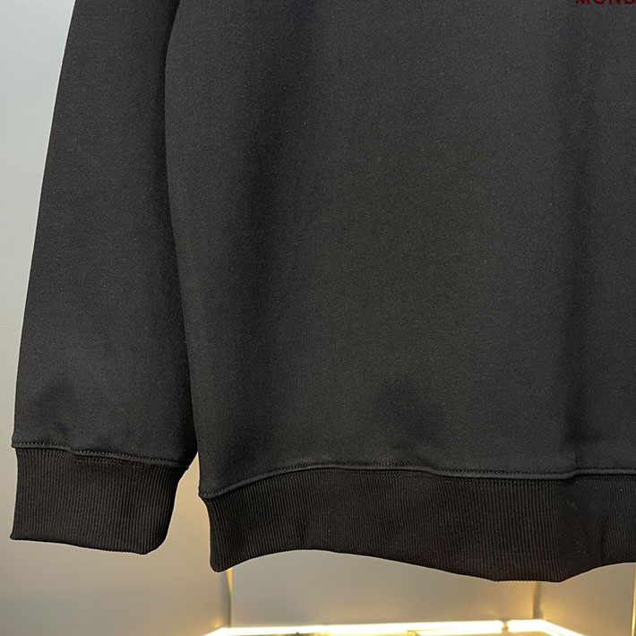 最高級モンクレールスーパーコピー モンクレールスウェットシャツコピー MONCLER 服 スウェットシャツ 2024秋冬新作 ブラック J20918G00040809KR999 コットン 100% - 画像 (3)