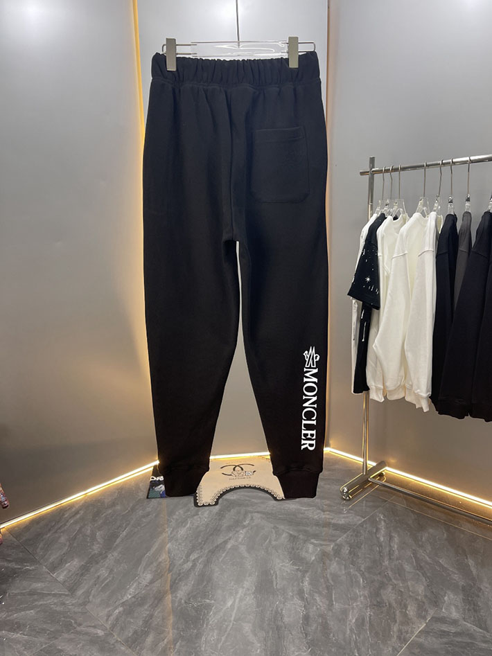 最高級モンクレールスーパーコピー モンクレールスラックスコピー MONCLER 服 パンツ 2024秋冬新作 ブラック J10918H00005899V4999 コットン 100% - 画像 (9)