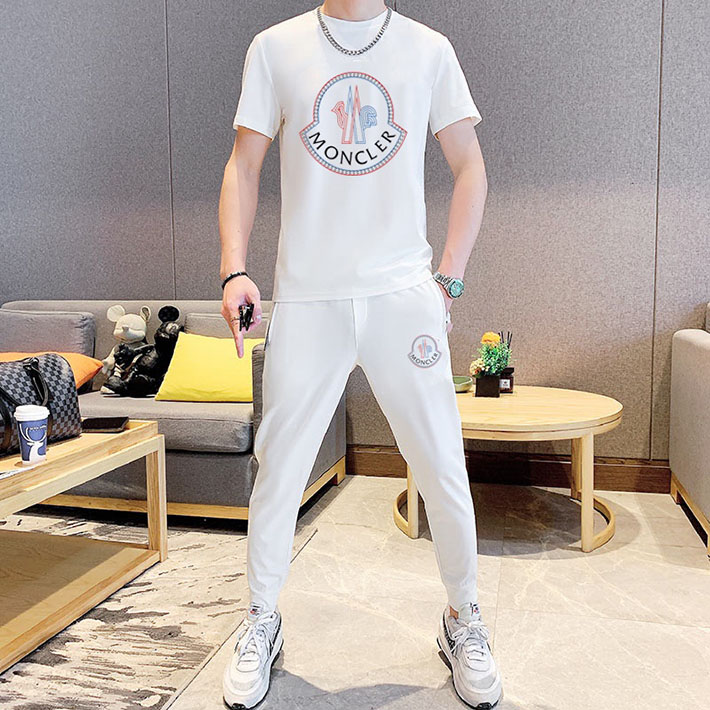 最高級モンクレールスーパーコピー モンクレールTシャツコピー MONCLER 服 Tシャツ×スラックス 2024秋冬新作 ブラック J20918C0001289AKK999 コットン 100% - 画像 (9)