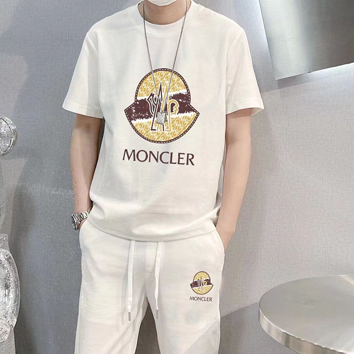 最高級モンクレールスーパーコピー モンクレールTシャツコピー MONCLER 服 Tシャツ×スラックス 2024秋冬新作 ブラック J20918C0001489A17999 コットン 100% - 画像 (6)
