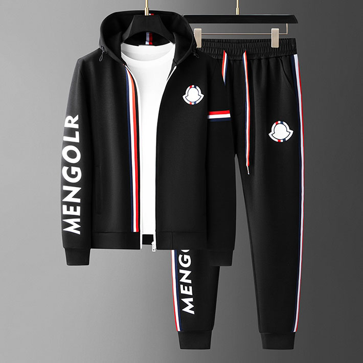 最高級モンクレールスーパーコピー モンクレールスウェットシャツコピー MONCLER 服 パーカー スラックス ブラック J20918G0000189A8F999 コットン 100% - 画像 (9)
