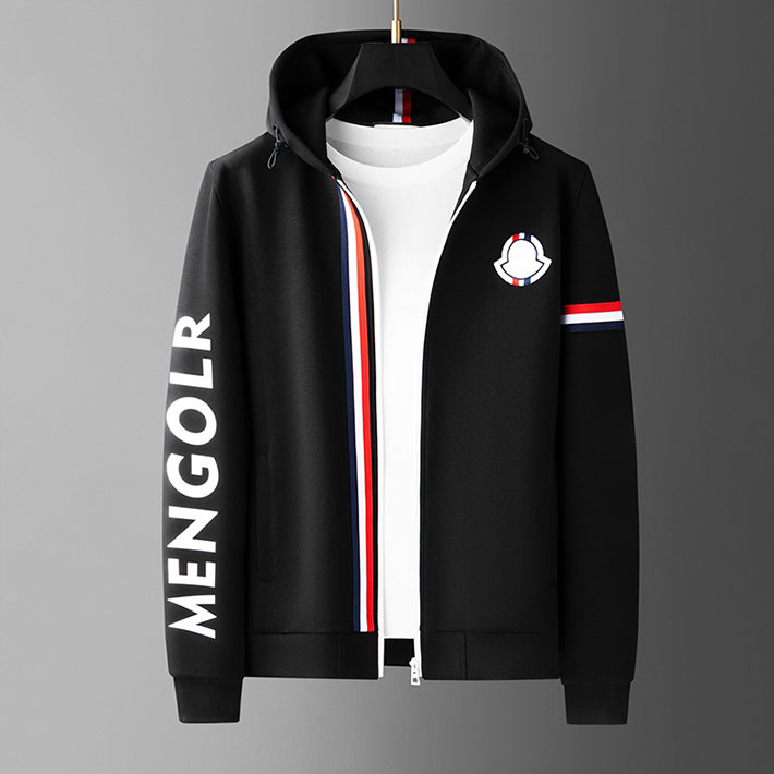 最高級モンクレールスーパーコピー モンクレールスウェットシャツコピー MONCLER 服 パーカー スラックス ブラック J20918G0000189A8F999 コットン 100% - 画像 (8)