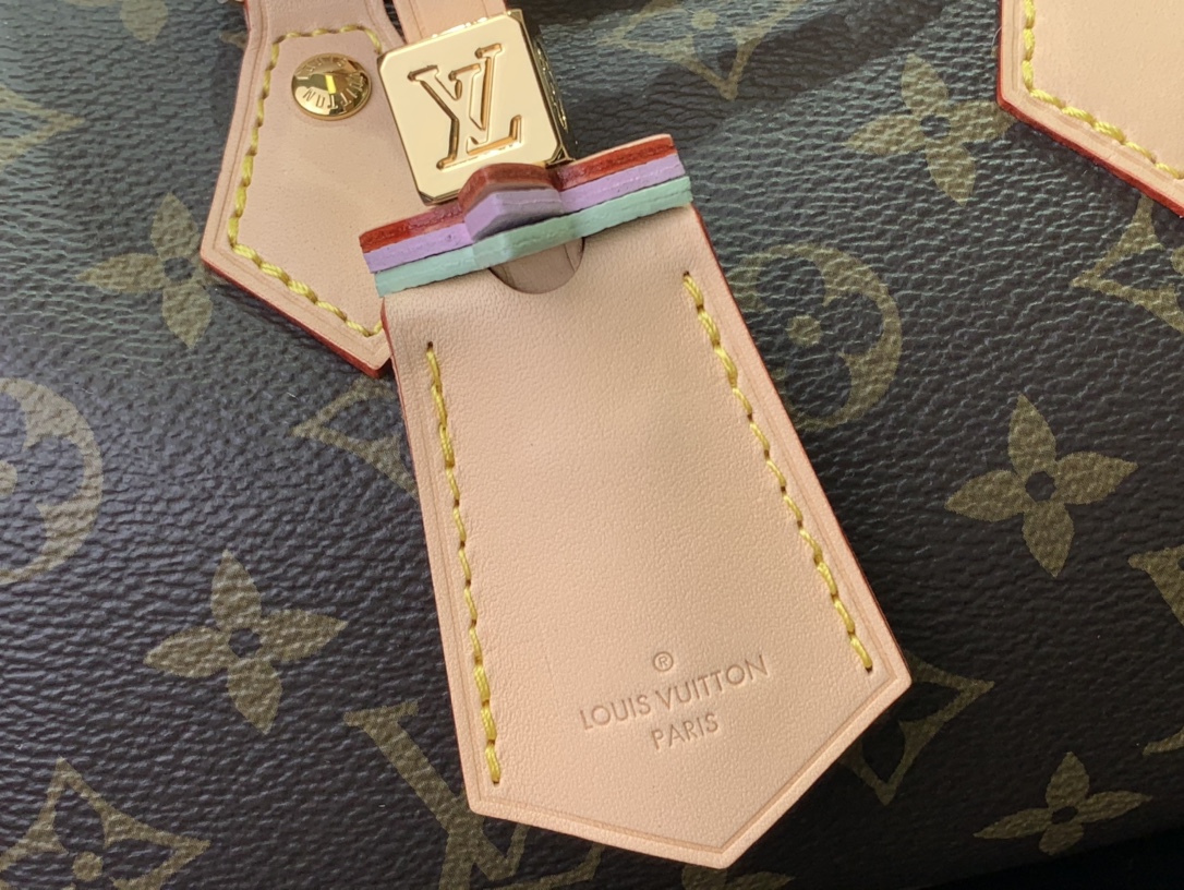 ルイヴィトン バンドリエール 新作 ボストンバッグ Louis Vuitton スピーディ・バンドリエール 18 ブラウン M46970 モノグラム・キャンバス ゴールド金具 - 画像 (6)