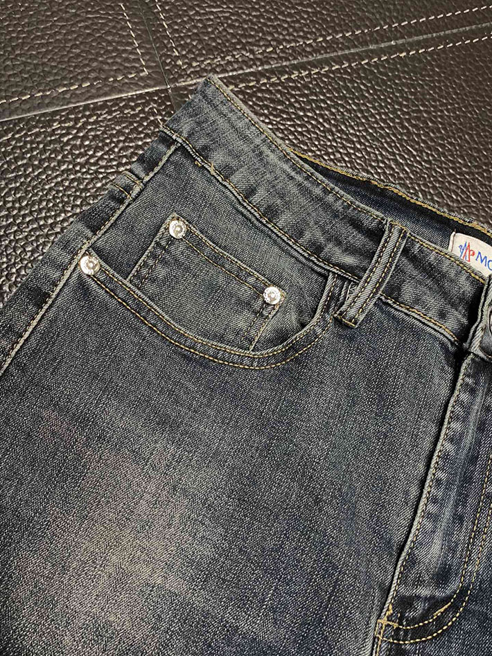 最高級モンクレールスーパーコピー モンクレールデニムパンツコピー MONCLER 服 デニム・ジーンズ 2024秋冬新作 202409063 コットン 100% - 画像 (5)