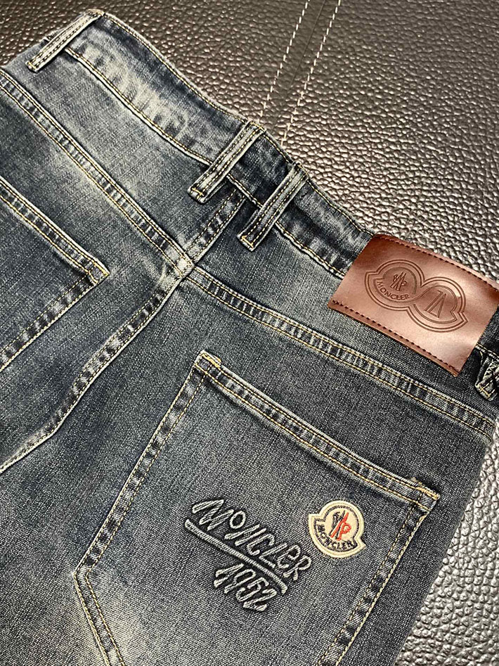 最高級モンクレールスーパーコピー モンクレールデニムパンツコピー MONCLER 服 デニム・ジーンズ 2024秋冬新作 202409063 コットン 100% - 画像 (4)