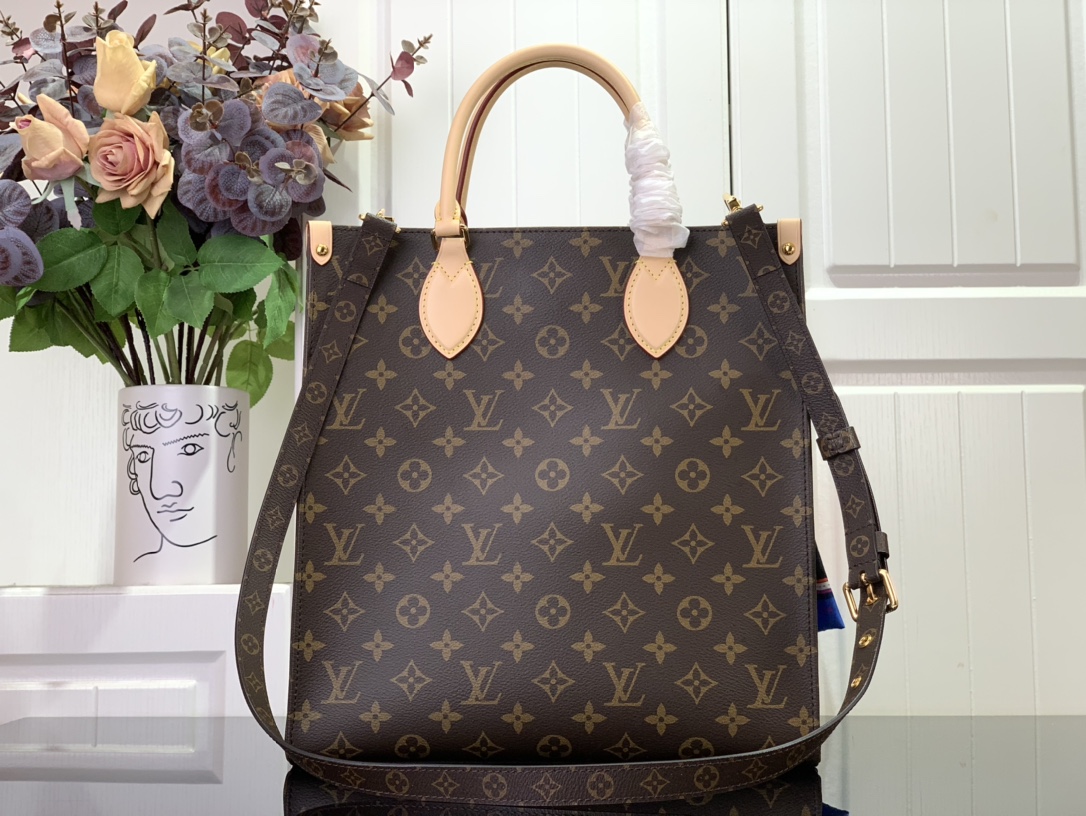 ルイヴィトン ハンドバッグ 新作 Louis Vuitton サックプラ PM ブラウン M45848 モノグラム・キャンバス ゴールド金具 - 画像 (8)
