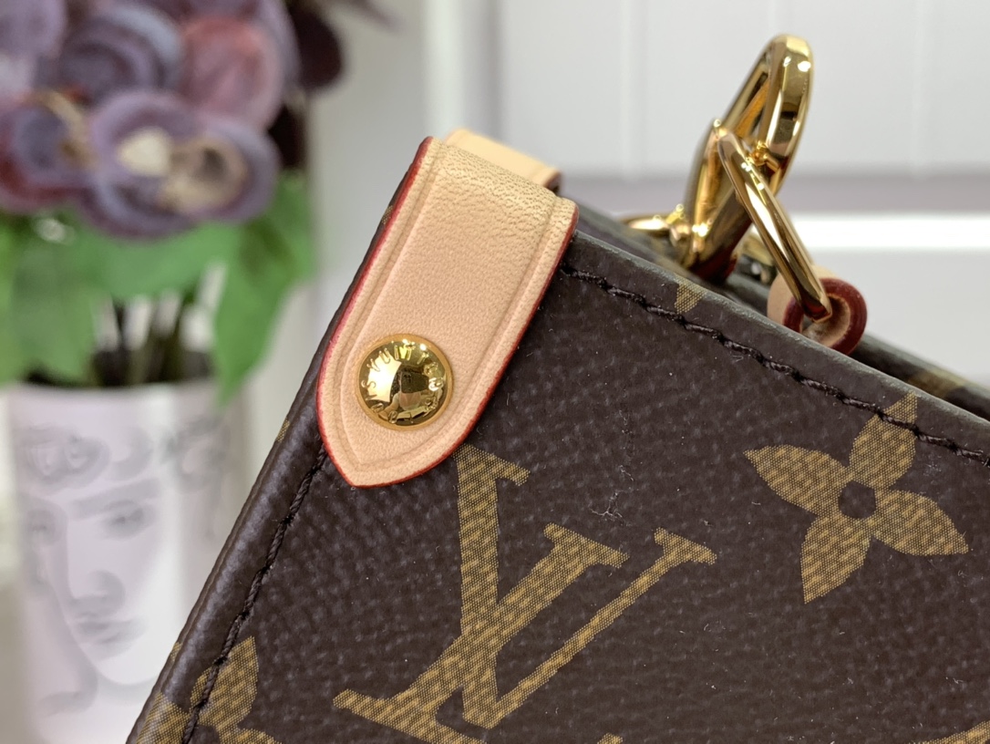 ルイヴィトン ハンドバッグ 新作 Louis Vuitton サックプラ PM ブラウン M45848 モノグラム・キャンバス ゴールド金具 - 画像 (6)