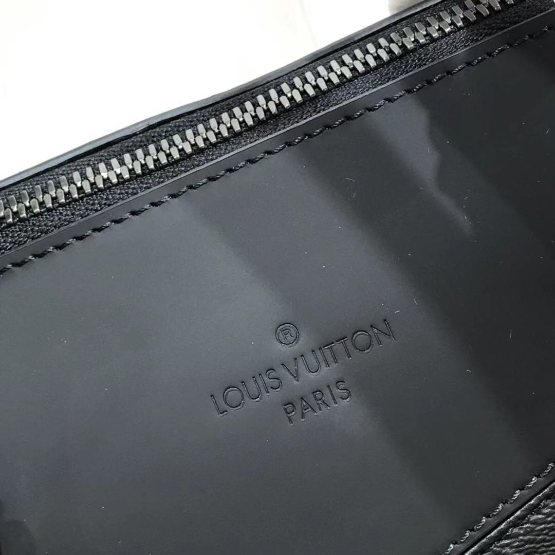 ルイヴィトン ビジネスバッグ メンズ Louis Vuitton ブリーフケース・エクスプローラー ブラック M40566 モノグラム・エクリプス キャンバス シルバー金具 - 画像 (5)