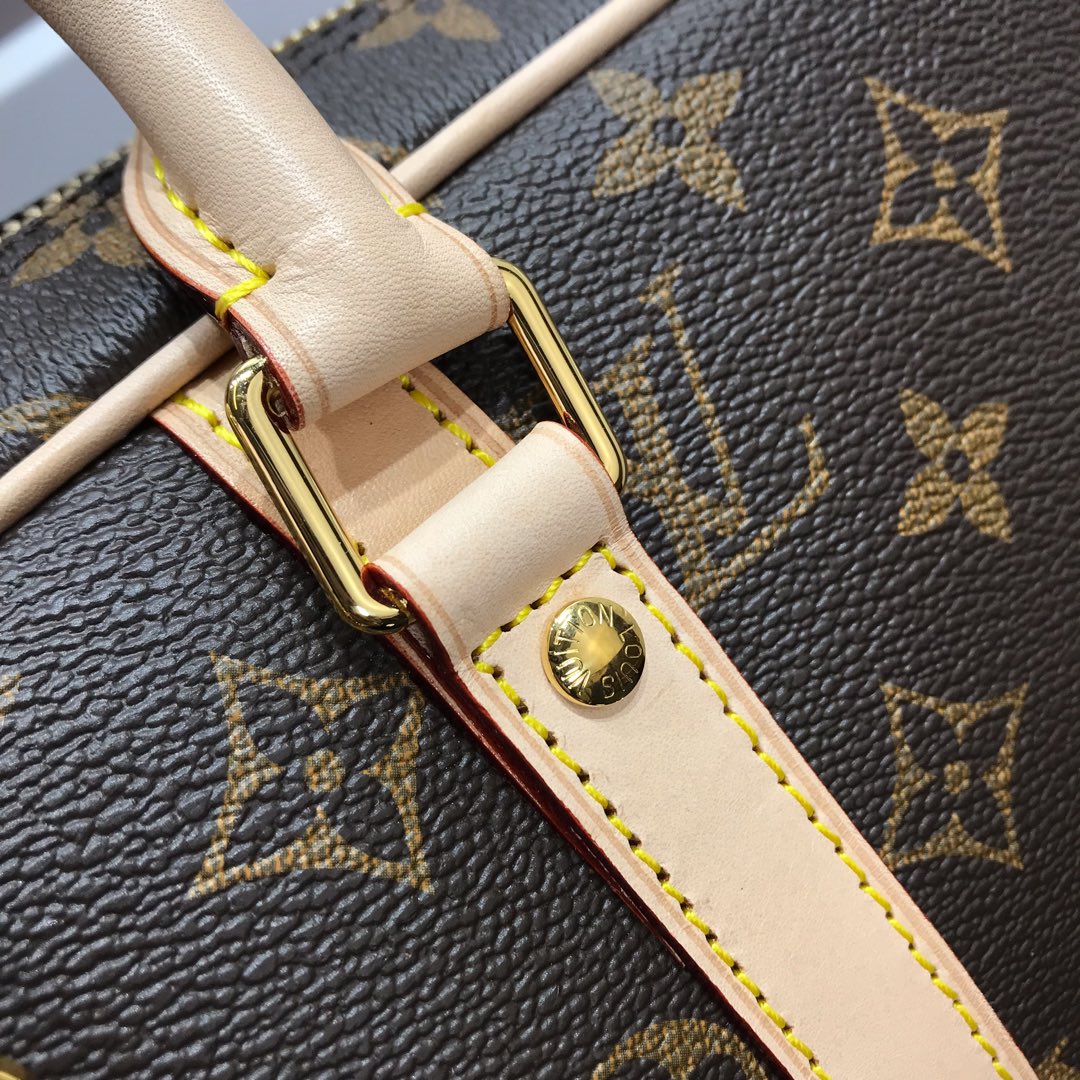 ルイヴィトン ビジネスバッグ メンズ Louis Vuitton ポルト ドキュマン・ヴォワヤージュ モノグラム M40226 モノグラム・キャンバス ゴールド金具 - 画像 (5)