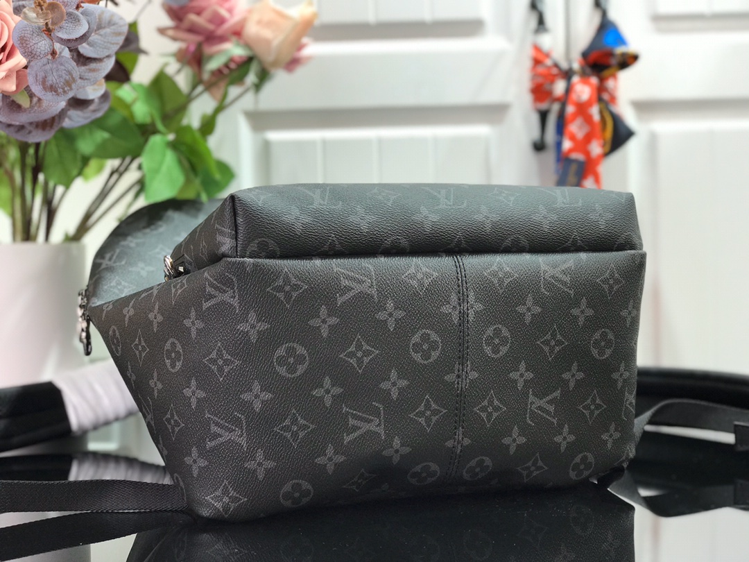 ルイヴィトン リュック 新作 Louis Vuitton リュックサック モノグラム・エクリプス ブラック M43186 モノグラム・エクリプスキャンバス シルバー金具 - 画像 (7)