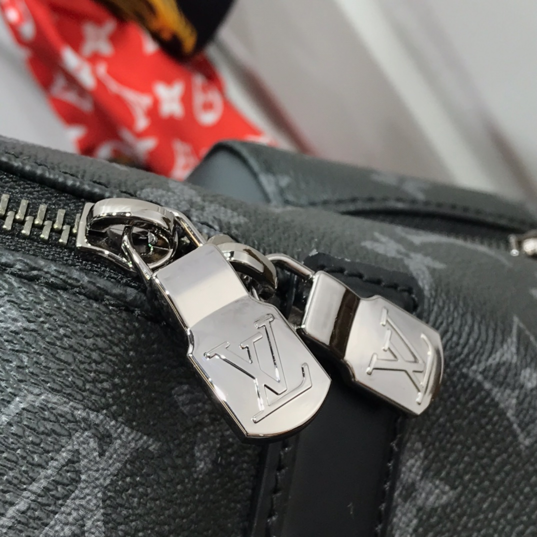 ルイヴィトン リュック 新作 Louis Vuitton リュックサック モノグラム・エクリプス ブラック M43186 モノグラム・エクリプスキャンバス シルバー金具 - 画像 (5)