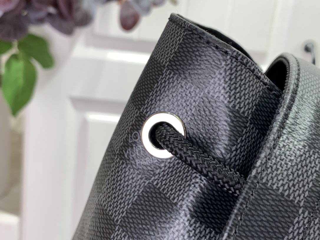 ルイヴィトン リュック 新作 Louis Vuitton クリストファー PM ブラック N40266 ダミエキャンバス シルバー金具 - 画像 (5)