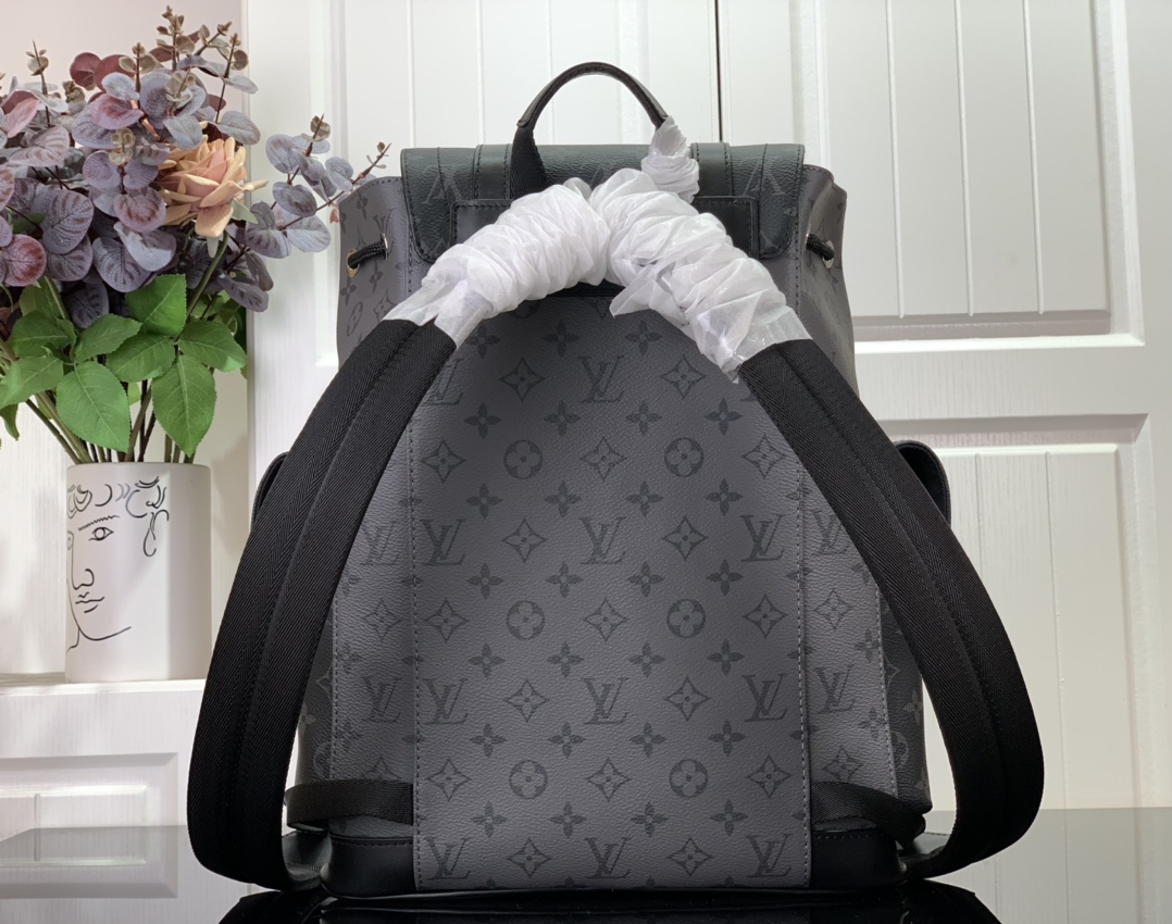 ルイヴィトン リュック 新作 Louis Vuitton クリストファー PM ブラック M46331 モノグラム・エクリプス シルバー金具 - 画像 (8)