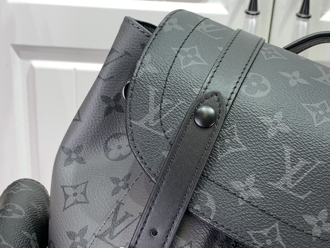ルイヴィトン リュック 新作 Louis Vuitton クリストファー PM ブラック M46331 モノグラム・エクリプス シルバー金具 - 画像 (6)