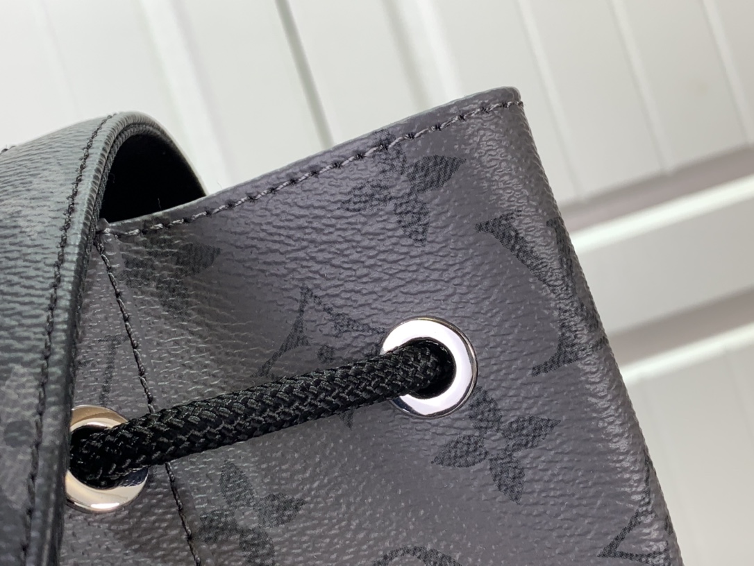 ルイヴィトン リュック 新作 Louis Vuitton クリストファー PM ブラック M46331 モノグラム・エクリプス シルバー金具 - 画像 (4)