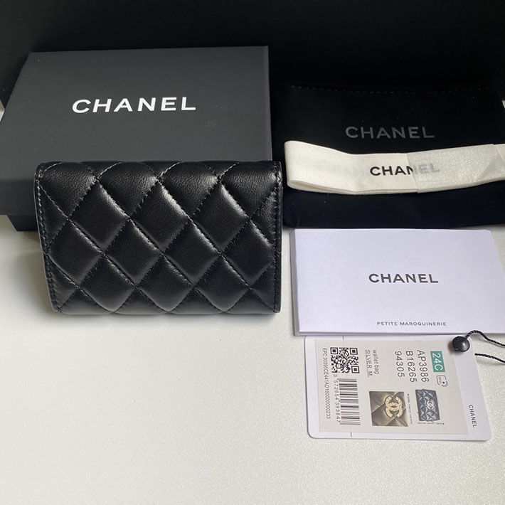 最高級シャネルスーパーコピー シャネルカードケースコピー コインケース マトラッセ ココマーク ブラック AP4093 B16988 94305 ラムスキン シルバー金具 - 画像 (9)