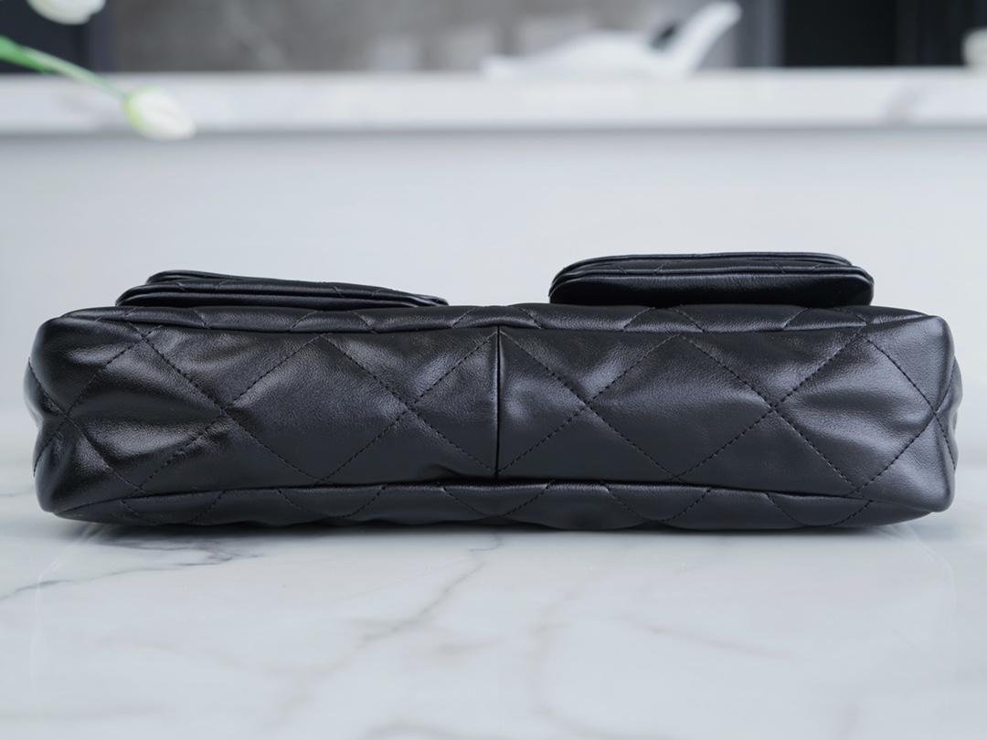 最高級シャネルスーパーコピー シャネルバッグコピー CHANEL 24P ホーボー バッグ 2024秋冬新作 ブラック AS3710 カーフスキン ゴールド金具 - 画像 (2)