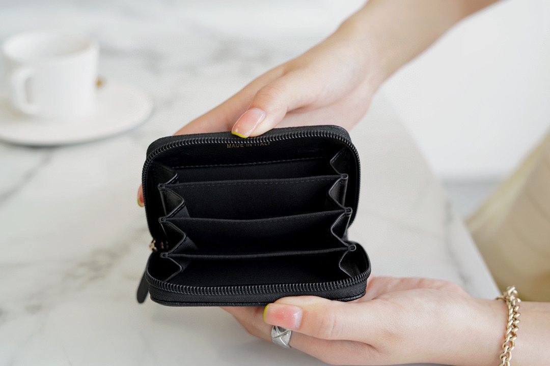 最高級シャネルスーパーコピー シャネルカードケースコピー コインケース BOY CHANEL ボーイシャネル ブラック A80602 B01490 94305 キャビアスキン ゴールド金具 - 画像 (3)