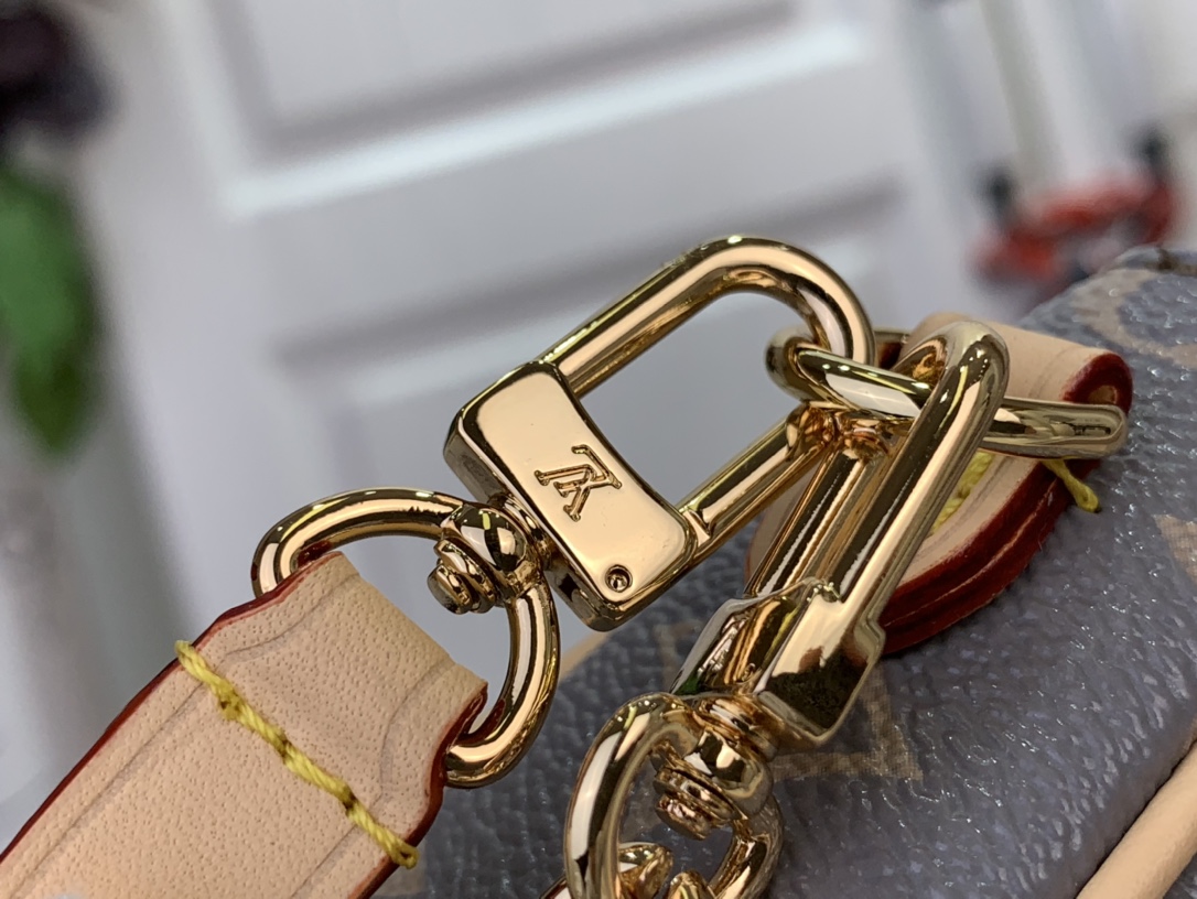 ルイヴィトン ショルダーバッグ 新作 2024秋冬新作 Wallet on Chain Ivy トリアノン グレー M12778 キャンバス ゴールド金具 - 画像 (6)