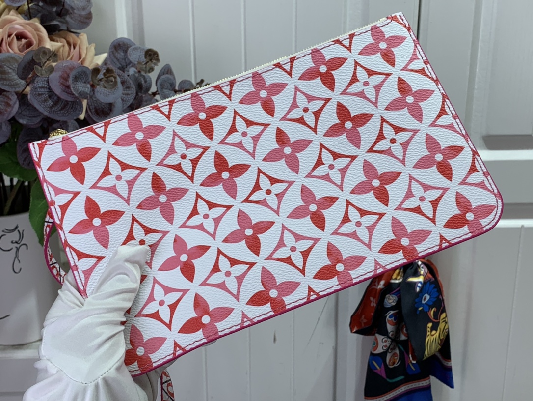 ルイヴィトン トートバッグ 新作 ネヴァーフル MM LV バイザプール ローズ M22980 モノグラム キャンバス ゴールド金具 - 画像 (6)