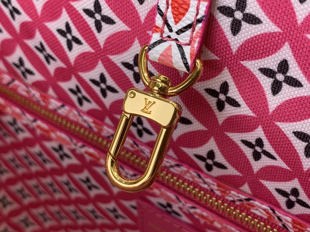 ルイヴィトン トートバッグ 新作 ネヴァーフル MM LV バイザプール ローズ M22980 モノグラム キャンバス ゴールド金具 - 画像 (4)
