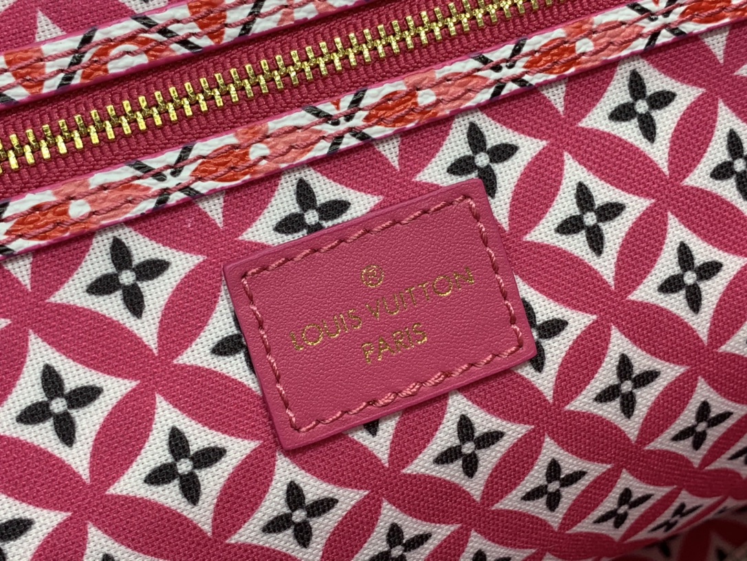 ルイヴィトン トートバッグ 新作 ネヴァーフル MM LV バイザプール ローズ M22980 モノグラム キャンバス ゴールド金具 - 画像 (3)