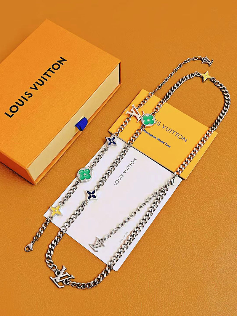 最高級ルイヴィトンスーパーコピー ルイヴィトンブレスレットコピー Bracelet Monogram Row M1599A シルバー - 画像 (6)